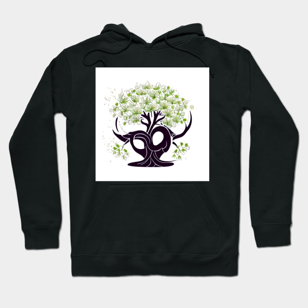 Japanese Art - Money Tree Hoodie by Greenbubble